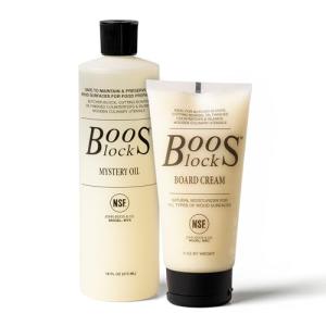 John Boos Butcher Block Care Kit: Oil & Cream
