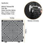 12 Pcs Non-Slip Interlocking Drainage Floor Tiles