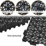 12 Pcs Non-Slip Interlocking Drainage Floor Tiles