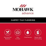 Mohawk 24" Berber Nylon Carpet Tile - Stone Color