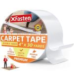 XFasten Double Sided Carpet Tape 4" x 30 Yards
