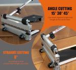 13” Laminate and Vinyl Floor Cutter with Wheels