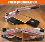 13” Laminate and Vinyl Floor Cutter with Wheels