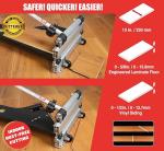 13” Laminate and Vinyl Floor Cutter with Wheels
