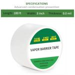 3" x 180' Waterproof Vapor Barrier Tape