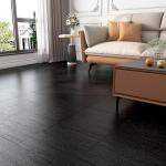 FunStick 17-Pack Black Wood Peel and Stick Tiles