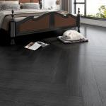 FunStick 17-Pack Black Wood Peel and Stick Tiles