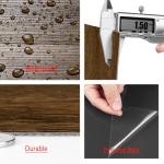 Livelynine Brown Peel and Stick Vinyl Floor Tiles