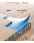 VEVOR 3-in-1 Floor Underlayment with Tape & Barrier