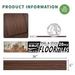 Peel and Stick Wood Look Vinyl Floor Tiles
