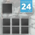Art3d Interlocking Foam Exercise Mats, 24"x24