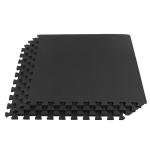 EVA Foam Interlocking Mat Tiles 4-Pack - Black