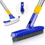 ITTAR Grout and Scrub Brush Set with Handle