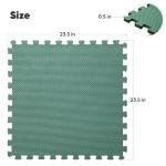 Blue Interlocking Foam Exercise Mats - 12 Pack