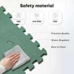Blue Interlocking Foam Exercise Mats - 12 Pack