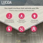 Lucida Luxury Vinyl Floor Tiles - 36 Sq. Ft