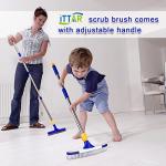 ITTAR Grout and Scrub Brush Set with Handle