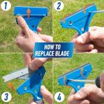 Unger 4" Floor Scraper Replacement Blades, 10 Pack