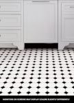 Hudson Peel & Stick Black Floor Tiles