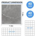 AKOLAFE 40 Sheet Peel and Stick Vinyl Tiles