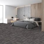 Petgrow 24" Carpet Tiles, Non-Slip, 18-Pack Brown