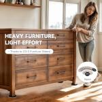 16pcs Felt Furniture Sliders for Hard Floors