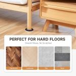16pcs Felt Furniture Sliders for Hard Floors