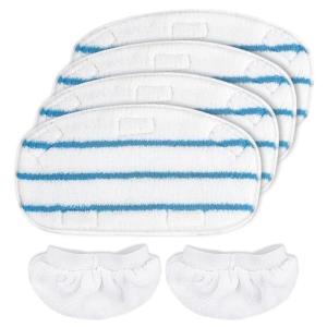 KEEPOW Microfiber Pads for Steam Mops (6 Pack)