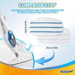 KEEPOW Microfiber Pads for Steam Mops (6 Pack)
