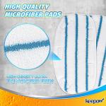 KEEPOW Microfiber Pads for Steam Mops (6 Pack)