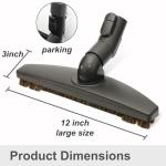 Kodahome 12" Horse Hair Floor Brush for Miele Vaccums