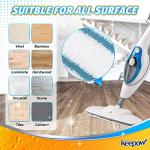KEEPOW Microfiber Pads for Steam Mops (6 Pack)