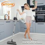 Heavy-Duty Floor Scrub Brush with Long Handle