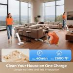 BROBIG 2-in-1 Wet Dry Vacuum and Mop Combo