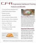 Toast Maple Engineered Hardwood Flooring, 5" Wide