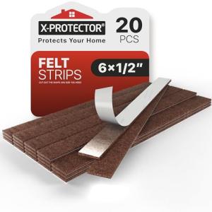 Felt Furniture Pads 20 PCS - Adhesive Backing
