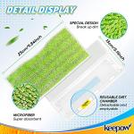 KEEPOW Reusable Mop Pads for Shark Vacmop, 6 Pack