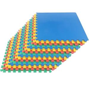 16-Pack EVA Foam Mat Tiles for Playroom/Gym