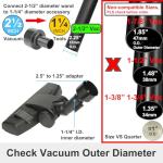 Kodahome Floor Brush Attachment for Shopvac Vacuums