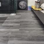 Grey Wood Grain Vinyl Flooring - 18 Planks