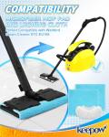 KEEPOW Microfiber Mop Pads for Waitbird Steam Cleaner