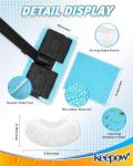 KEEPOW Microfiber Mop Pads for Waitbird Steam Cleaner