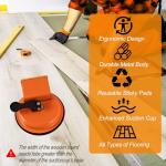 Floor Gap Fixer Tool with Vacuum and Sticky Pads