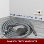 Central Vac Bare Floor Attachment Set with Hose