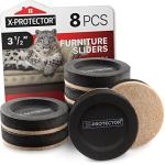 Felt Furniture Sliders for Easy Moving - 8 PCS
