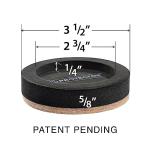 Felt Furniture Sliders for Easy Moving - 8 PCS