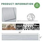 30 Sq.Ft. Peel and Stick Wood Look Vinyl Tiles