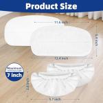 LOVECO 4-Pack Washable Steam Mop Pads and Cloths