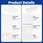 LOVECO 4-Pack Washable Steam Mop Pads and Cloths