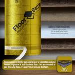 Premium Floor Underlayment with Moisture Barrier – 200 sq ft Roll, 3mm Thick – Quiets Foot Traffic Noise, Under Floor Insulation for Hardwood, Laminate, and Vinyl Plank Flooring, Gold